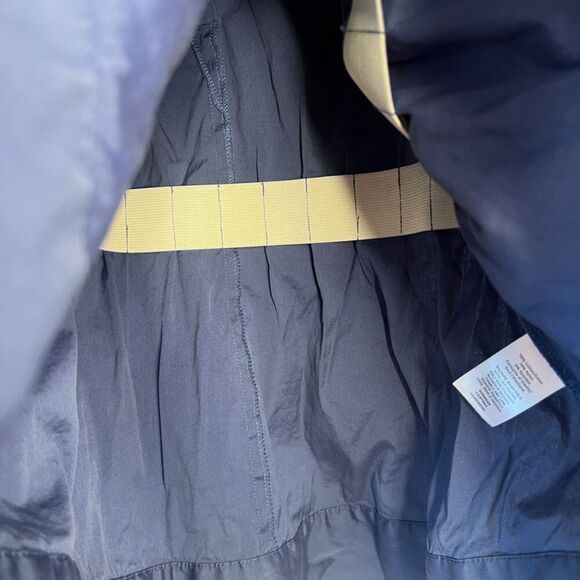 Halogen Scrunch Elastic Waist Peplum Dressy Statement Blouse Size MD Back Zip - Picture 8 of 9